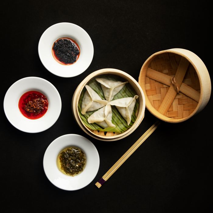 Hand-folded dim sum